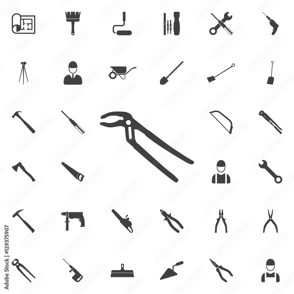 pliers icon. Construction icons universal set for web and mobile pliers icon. Construction icons universal set for web and mobile