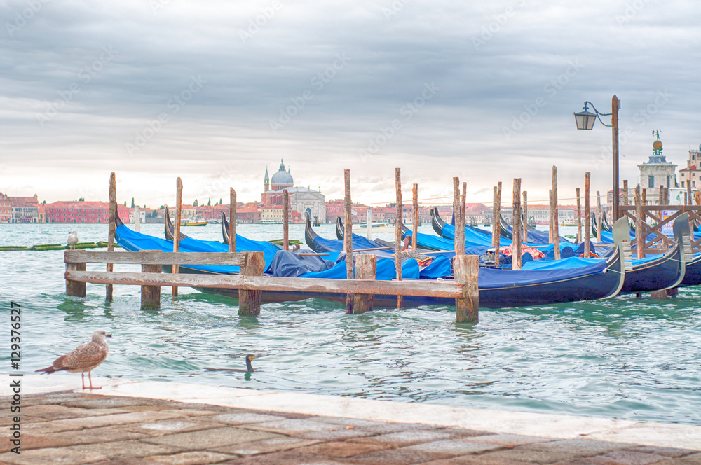 Obraz premium beautiful and romantic view of Venice