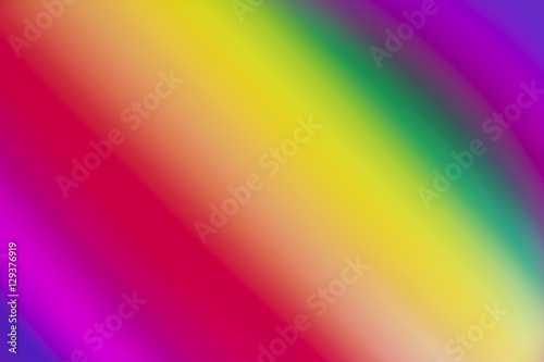 Obraz na płótnie Blurred background of rainbow coloured gradient