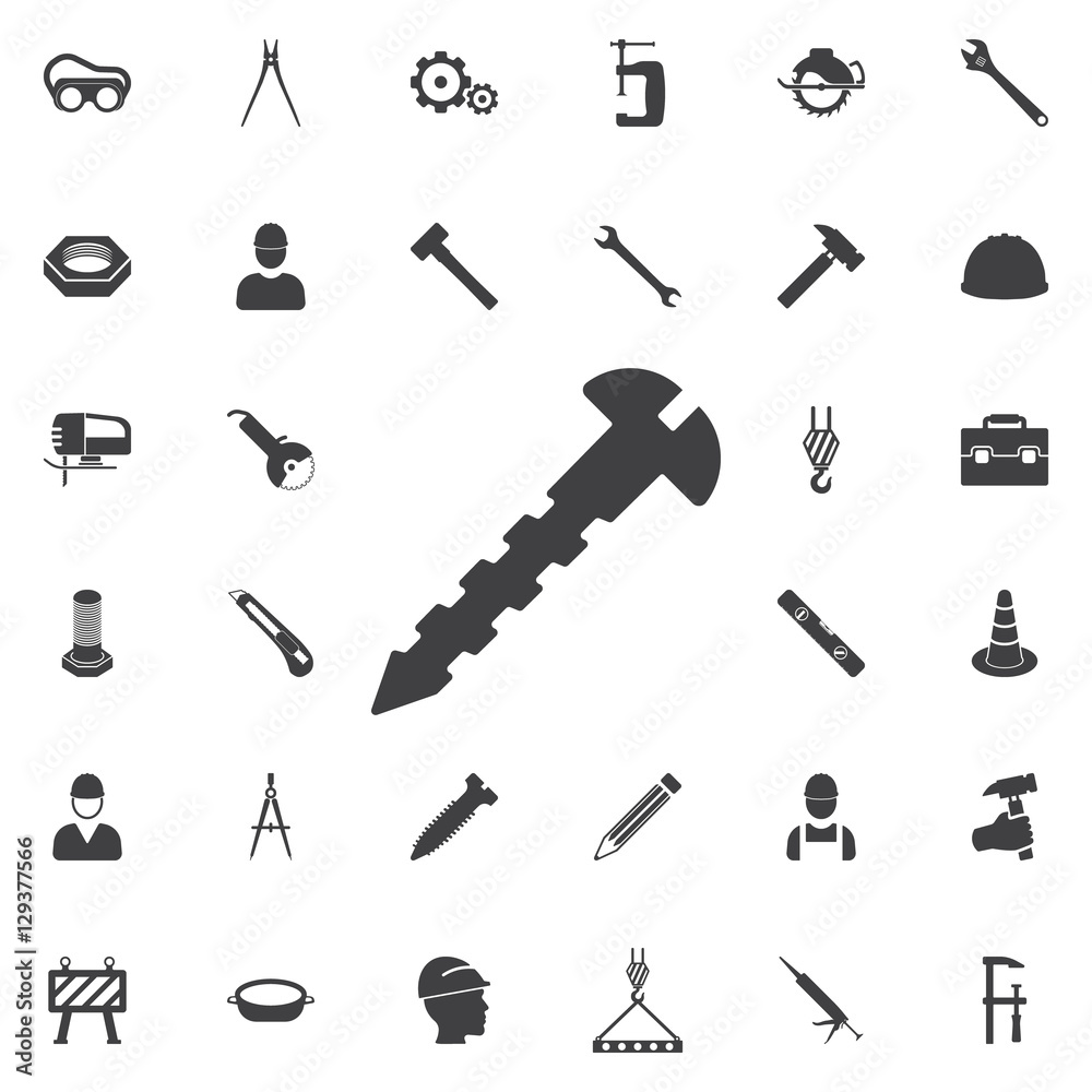 Fototapeta premium Screw icon. Construction icons universal set for web and mobile