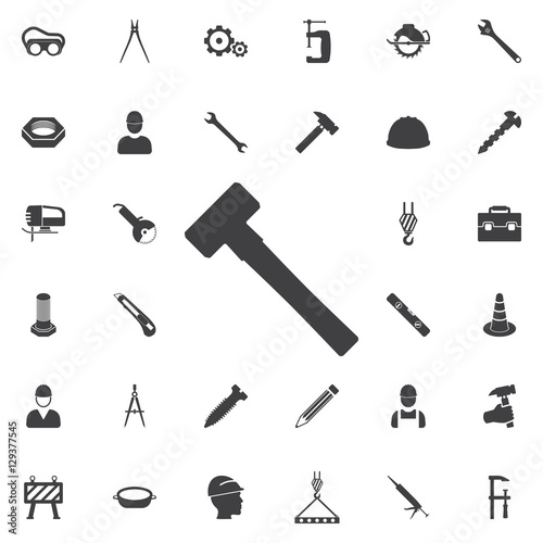 sledgehammer icon. Construction icons universal set for web and mobile