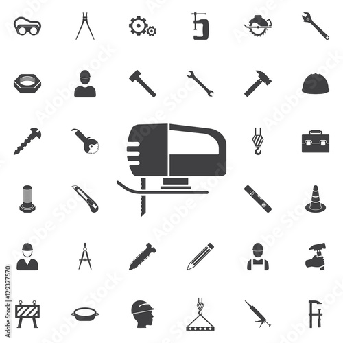 fretsaw icon. Construction icons universal set for web and mobile