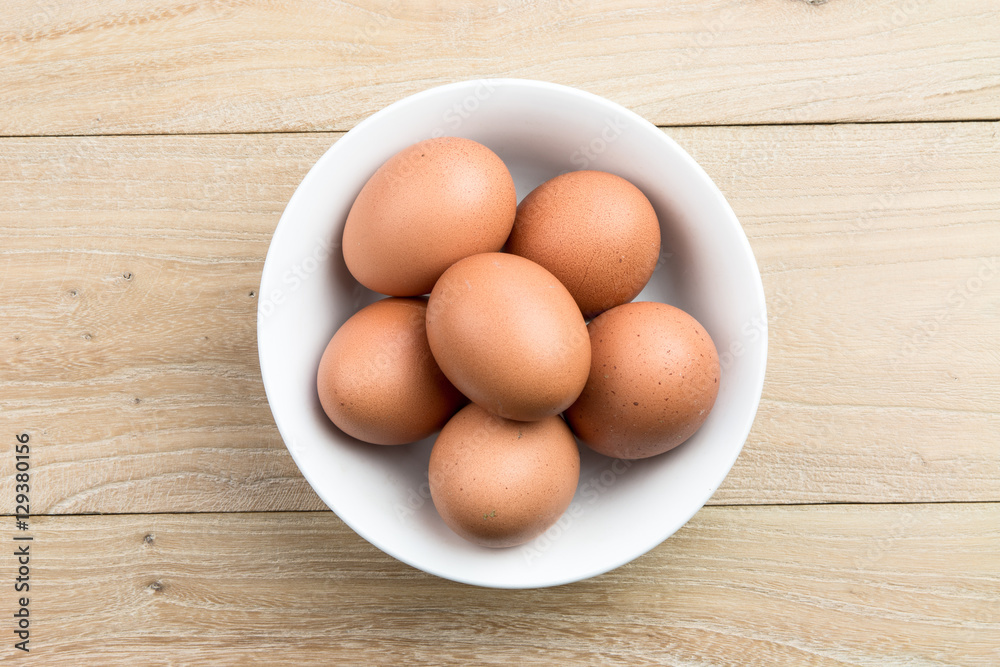 Eggs in the bowl Eggs in the bowl