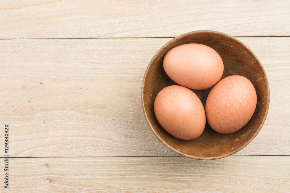 Eggs in the bowl Eggs in the bowl