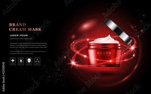 Cream mask ads