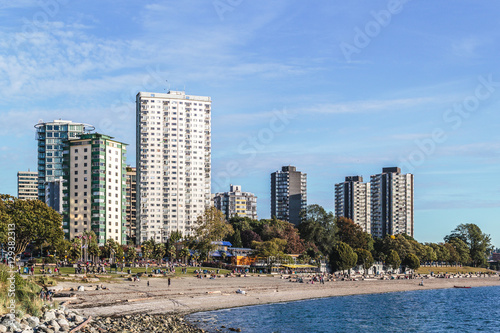 English Bay Beach in Vancouver  Canada