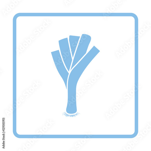 Leek onion icon