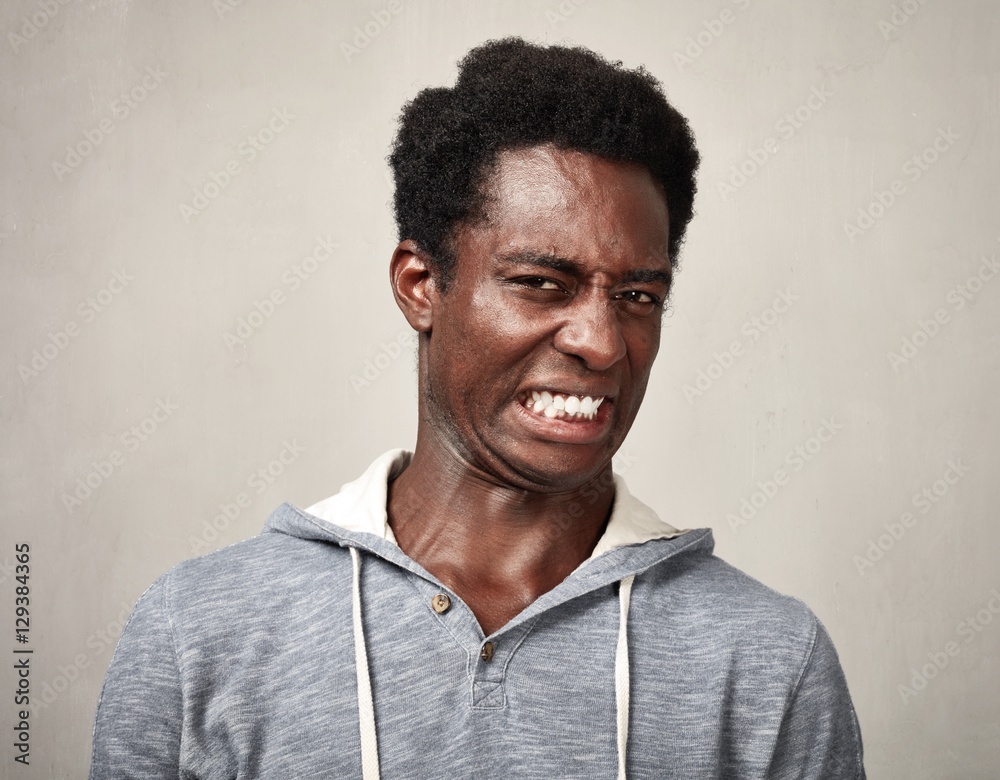 Fototapeta premium Man disgusted