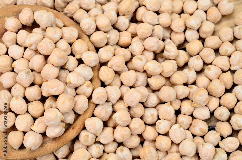 chickpea on table chickpea on table