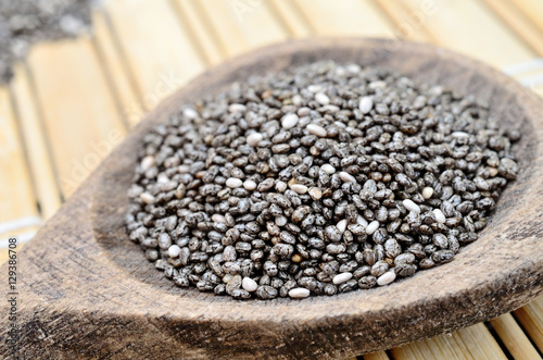 chia seed on table