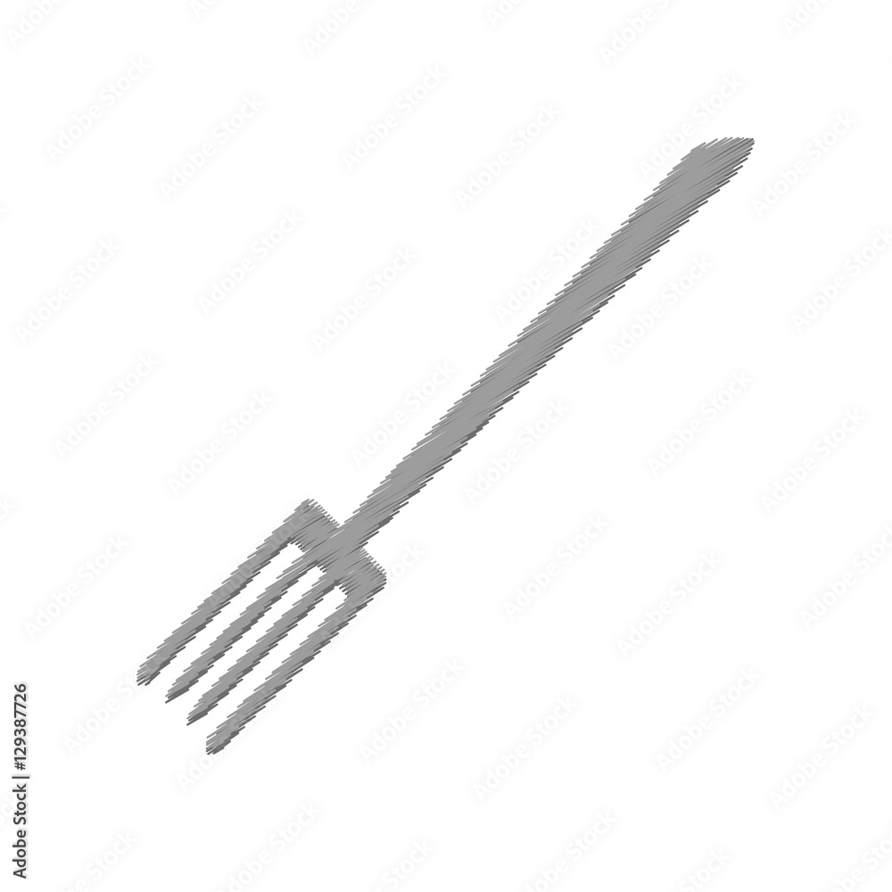 cartoon fork steel silver kitchen icon outline vector illustration eps 10 cartoon fork steel silver kitchen icon outline vector illustration eps 10