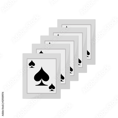 ace spades magician show vector illustration eps 10