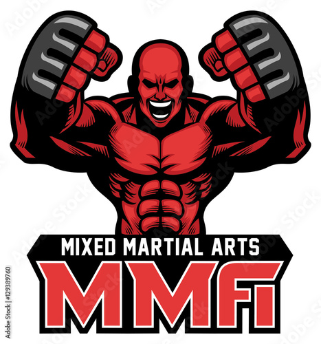MMA fighter mascot