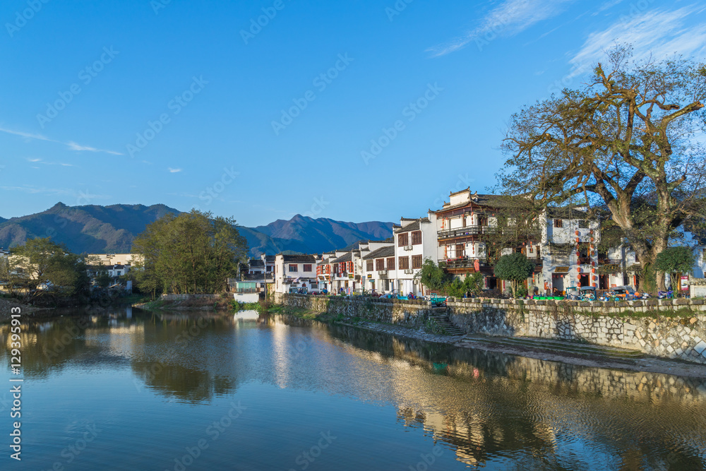 view shot from Anhui old village,Hong Cun in China.
