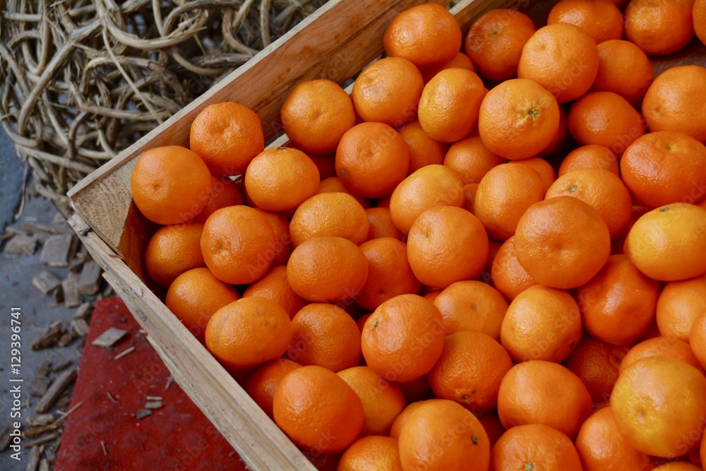 Mandarinen zur Weihnachtszeit