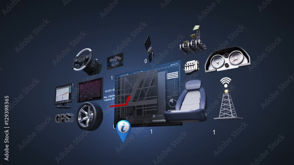 Car infotainment system, car navigation panel, connect internet, future car technology. Car infotainment system, car navigation panel, connect internet, future car technology.