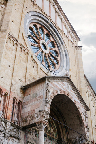 facade of San Zeno church in Verona city