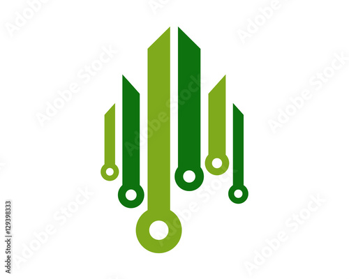 Green Growing Concept Cityscape