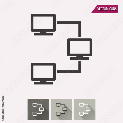 Network - vector icon. © lovemask