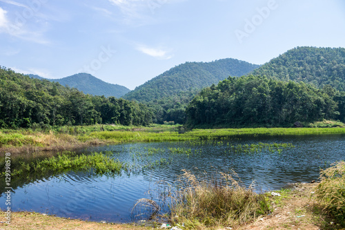 Fototapeta Naklejka Na Ścianę i Meble -  Reserved water at NamJo pond