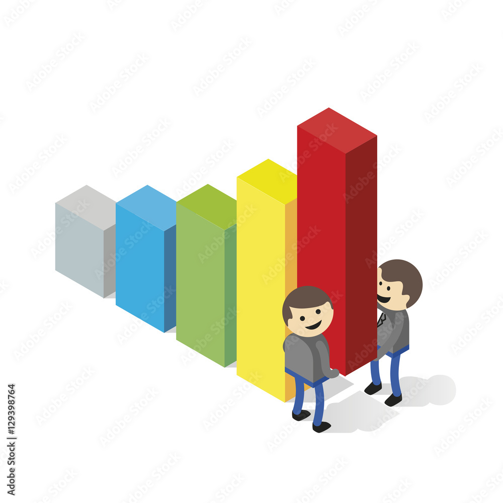 business people pulling up graph business people pulling up graph