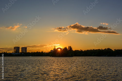 Amazing Sunset On the Lake