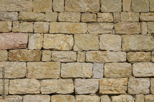 Wall from rough stones like background