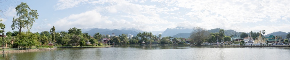 Wat Jongklang in Mae hong son, Thailand