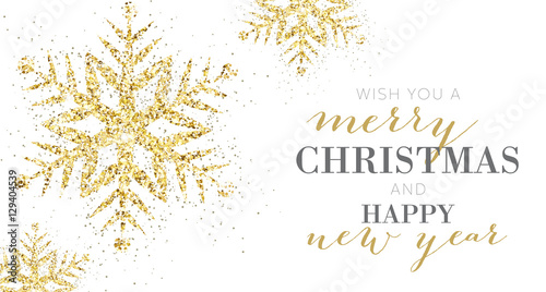 Elegant Merry Christmas Banner