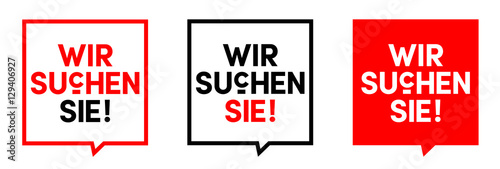 Wir suchen Sie