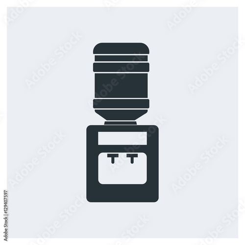 Water cooler icon