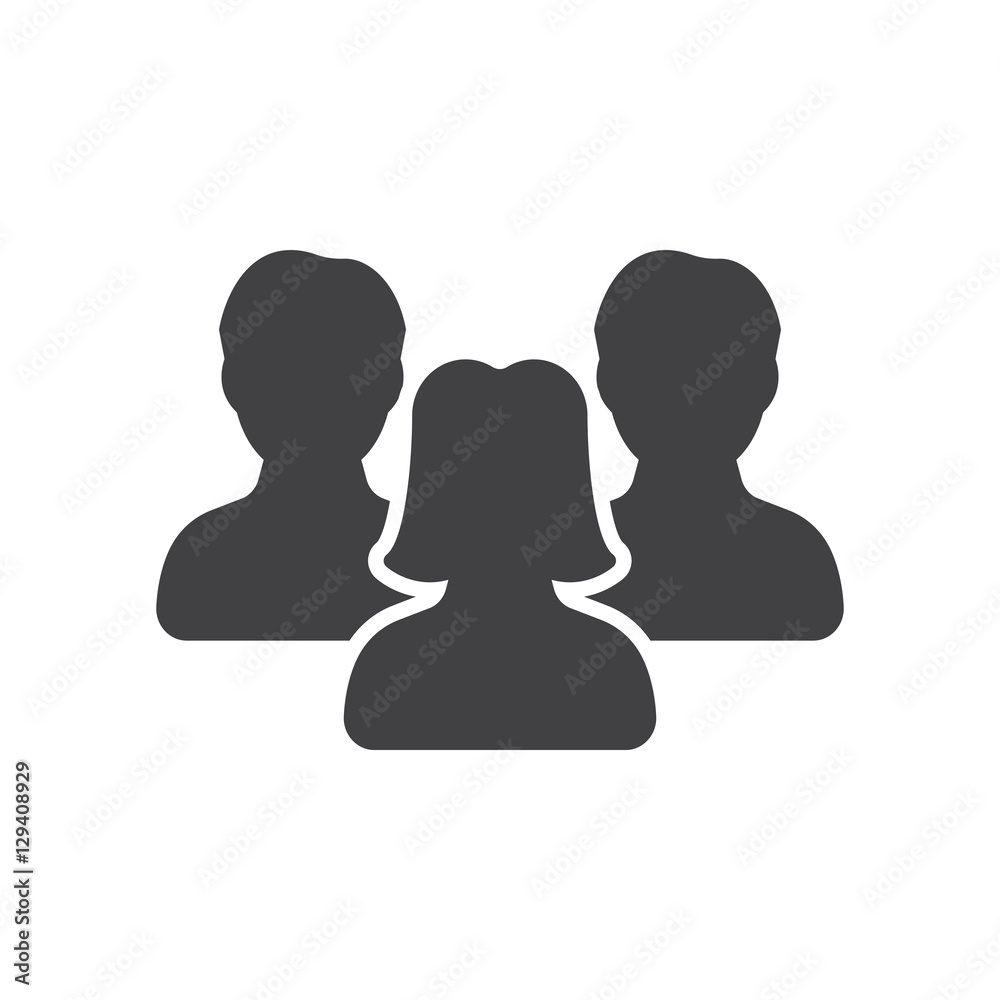 Women's leadership symbol, people icon vector, filled flat sign, solid pictogram isolated on white. logo illustration Women's leadership symbol, people icon vector, filled flat sign, solid pictogram isolated on white. logo illustration