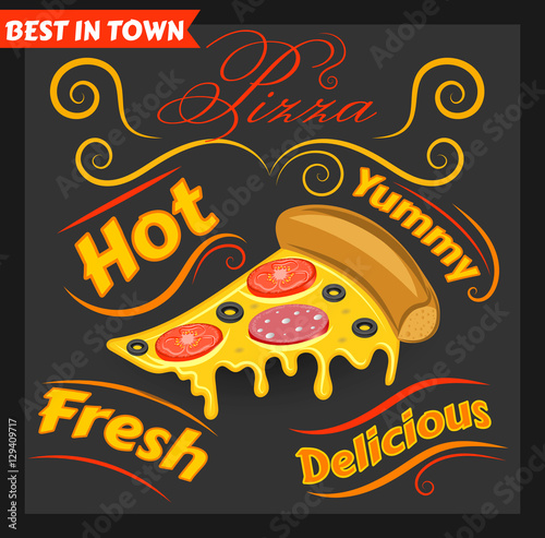 Delicious Hot pizza