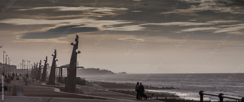 Fototapeta premium clevleys sea front