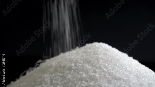 Close-up of salt hill