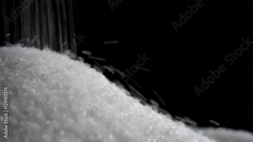 Close-up of salt hill