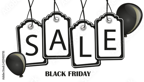 Black Friday Sale Labels