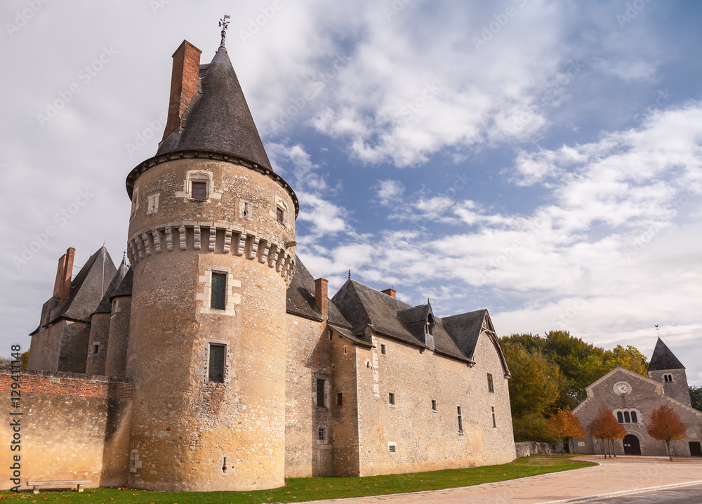 Fougeres-sur-Bievre, French castle