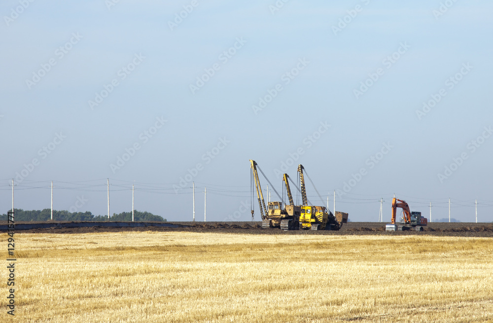 Fototapeta premium power lines