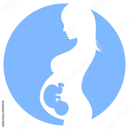 Pregnancy, Pregnant Woman Silhouette
