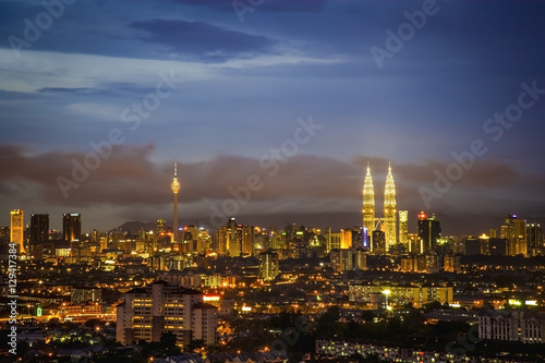 Kuala Lumpur  Malaysia city skyline
