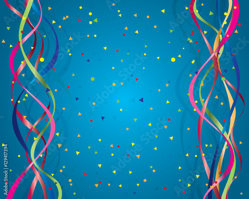 ribbons and confetti