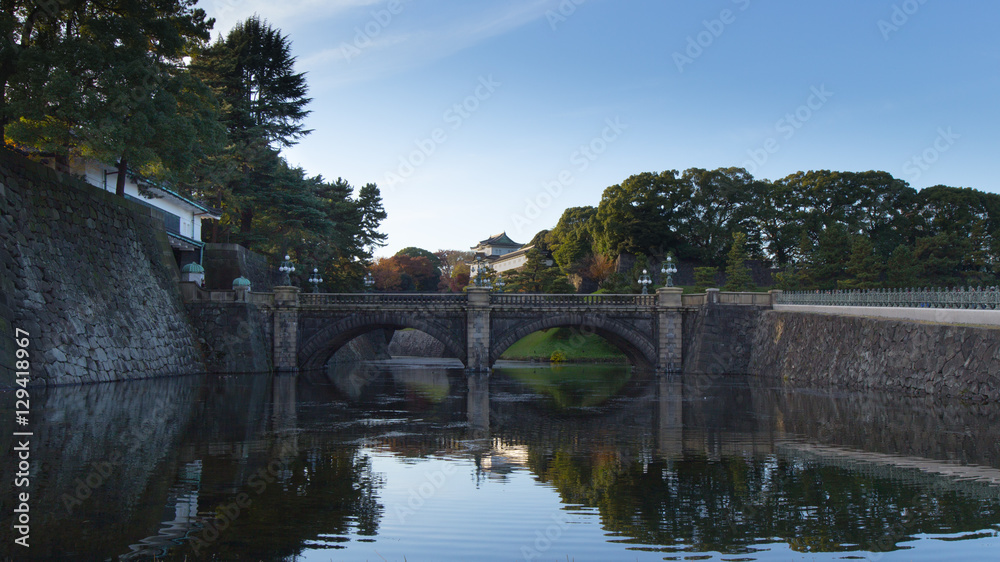 Imperial palace in Tokyo Japan