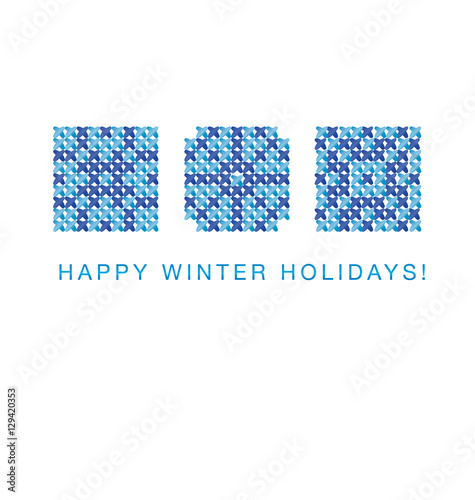 cross stitch vector ornamen...