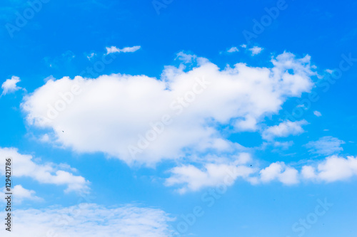 Beautiful of blue sky with cloud