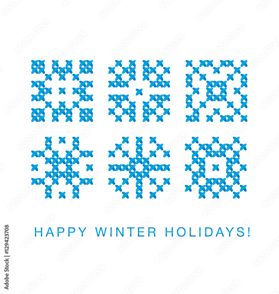 cross stitch vector ornament. traditional embroidery white and b cross stitch vector ornament. traditional embroidery white and b