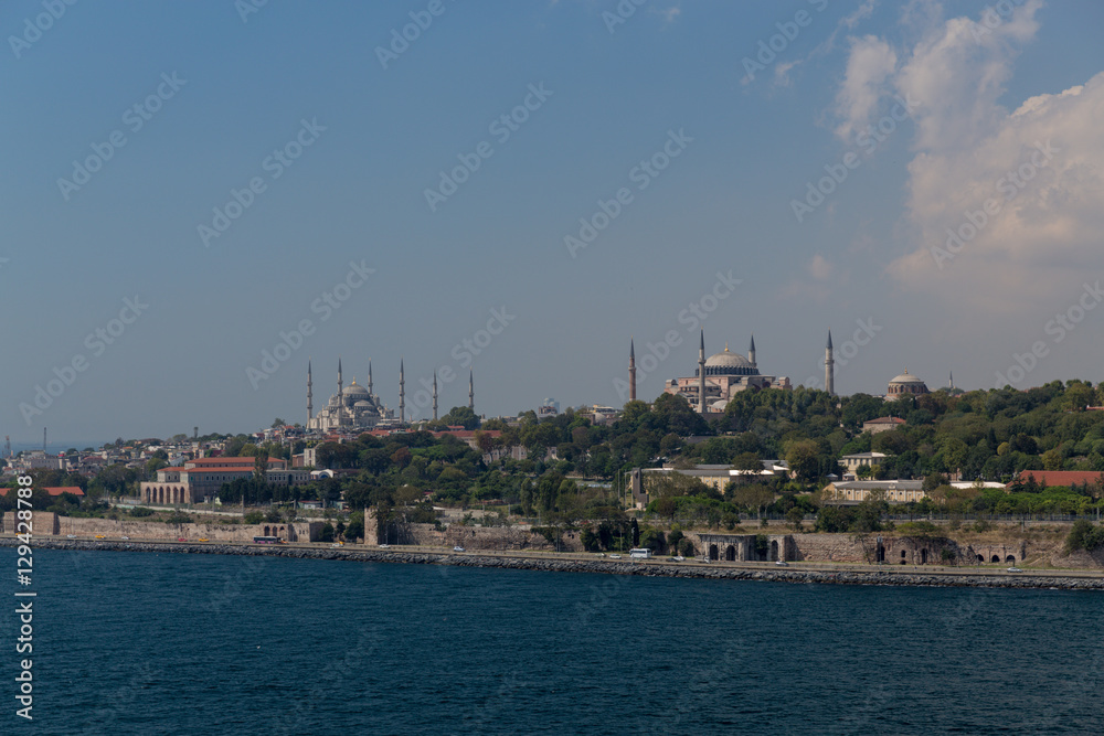 Old Istanbul Skyline in Turkey