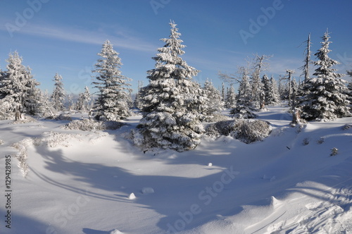 Winter im tschechischen Riesengebirge Krkono  e