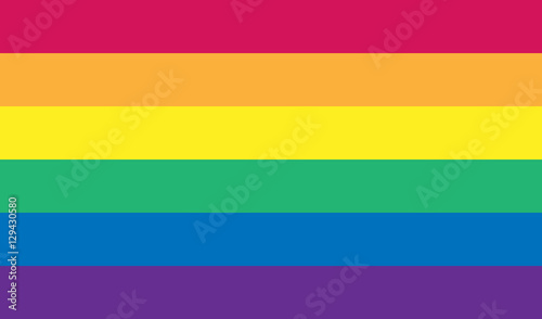 Vector gay flag. Gay pride flag. Flag of gay love. Gay pride. Ga