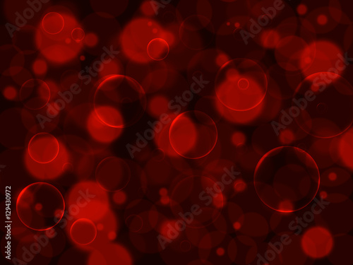 Background from blurred colorful bokeh.Red colors